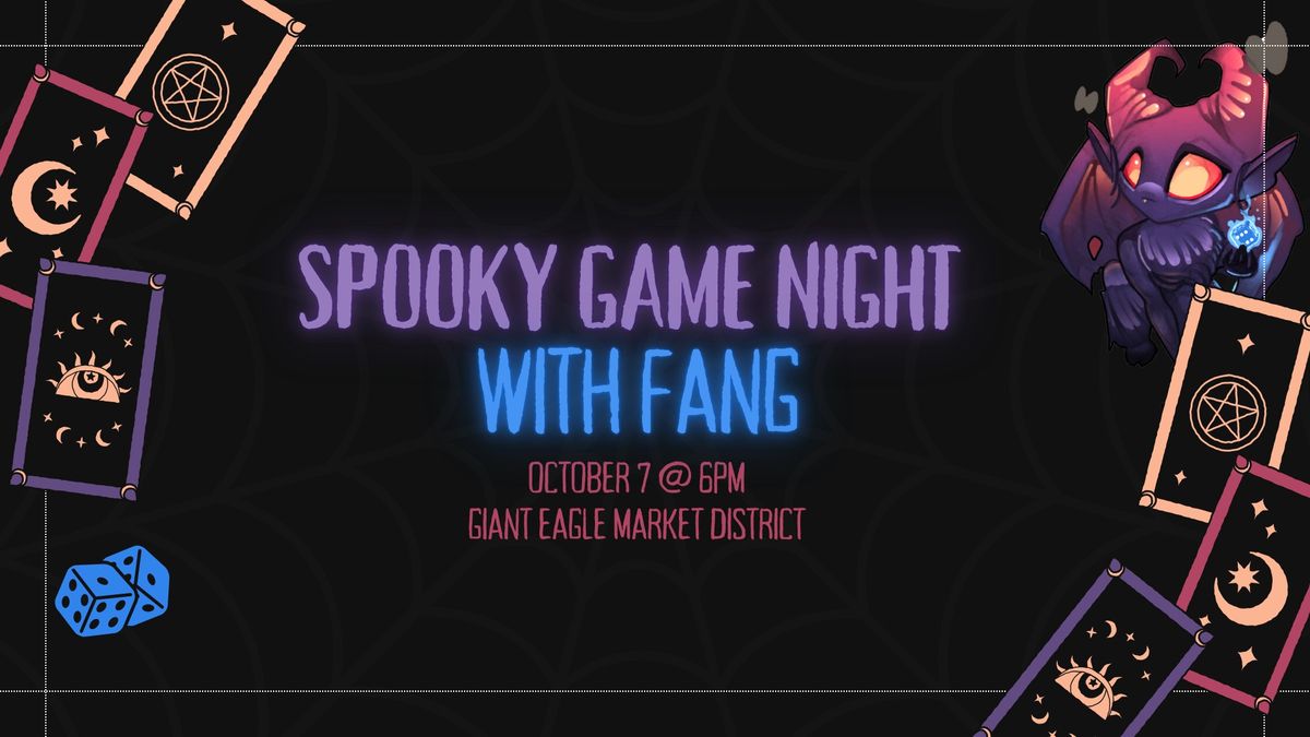 Game Night with FANG @ Giant Eagle Market District (upstairs) 