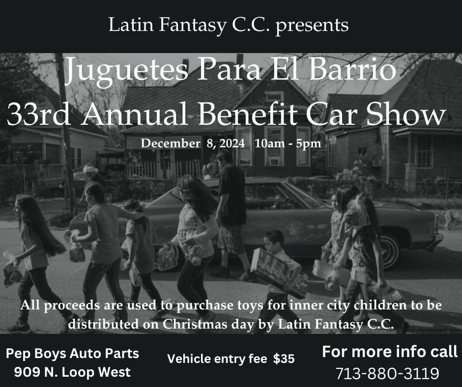 33rd Annual Juguetes Para El Barrio Benefit Carshow 