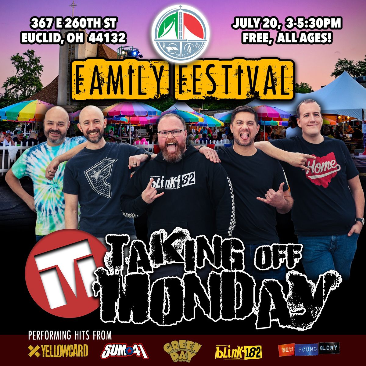 Family Festival at Ss. Robert & William Parish featuring Taking Off Monday