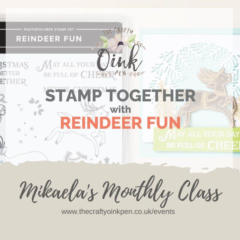 Stamp Together with Reindeer Fun