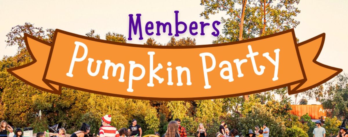 Members Pumpkin Party