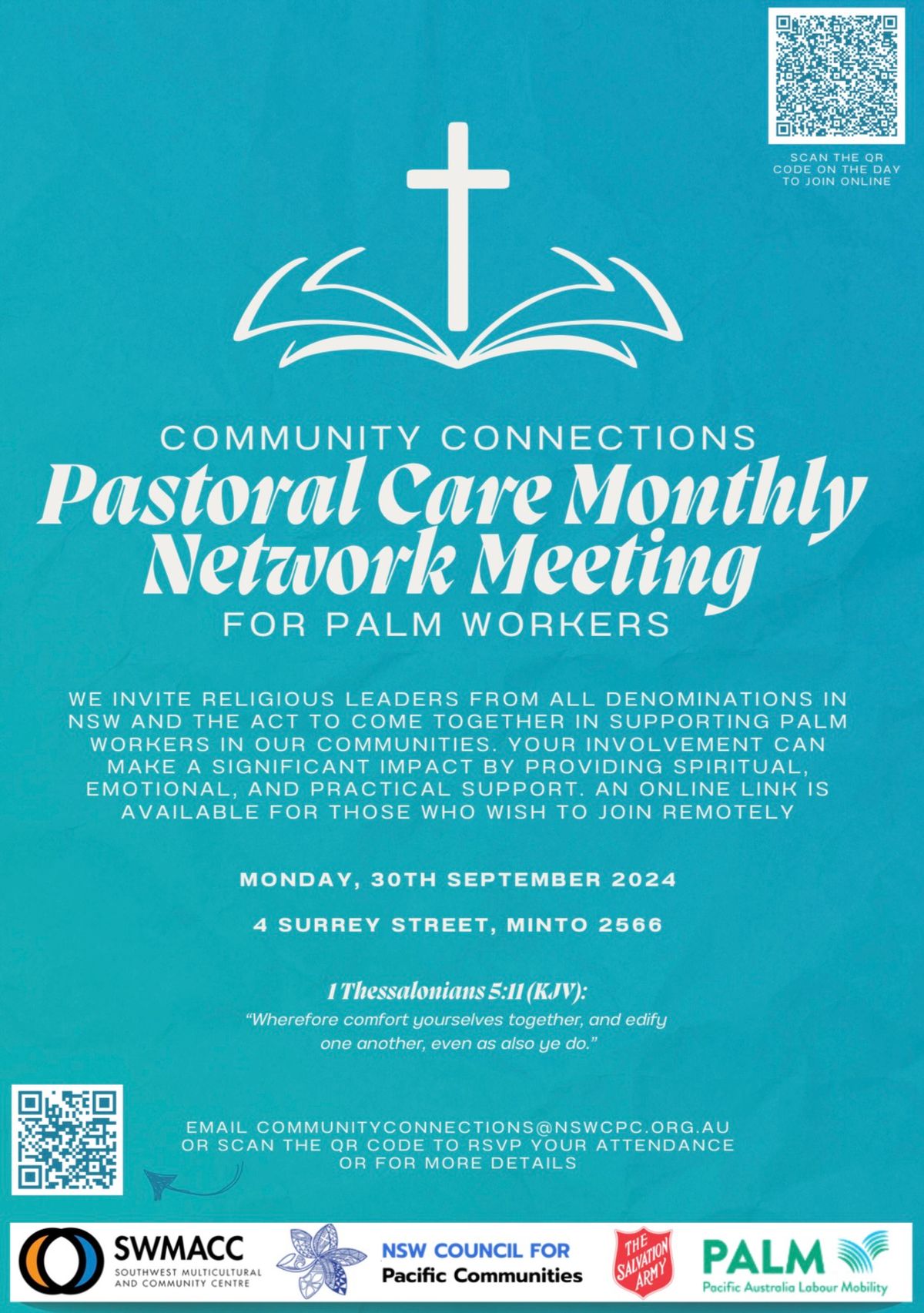 Pastoral Care Monthly Meeting