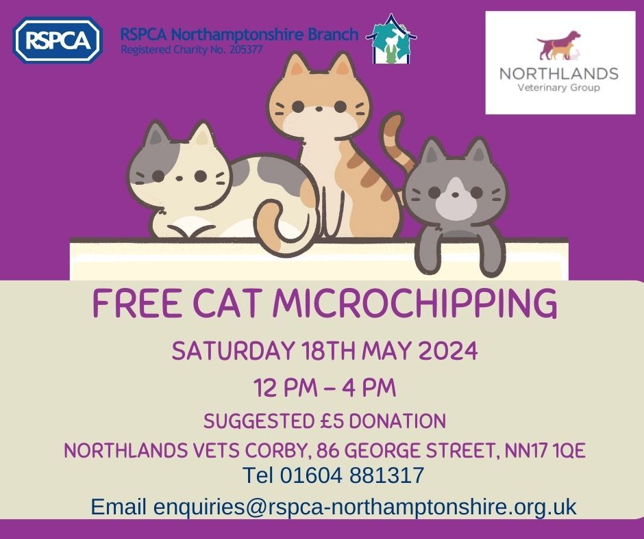 Microchipping Event - 18th May 2024