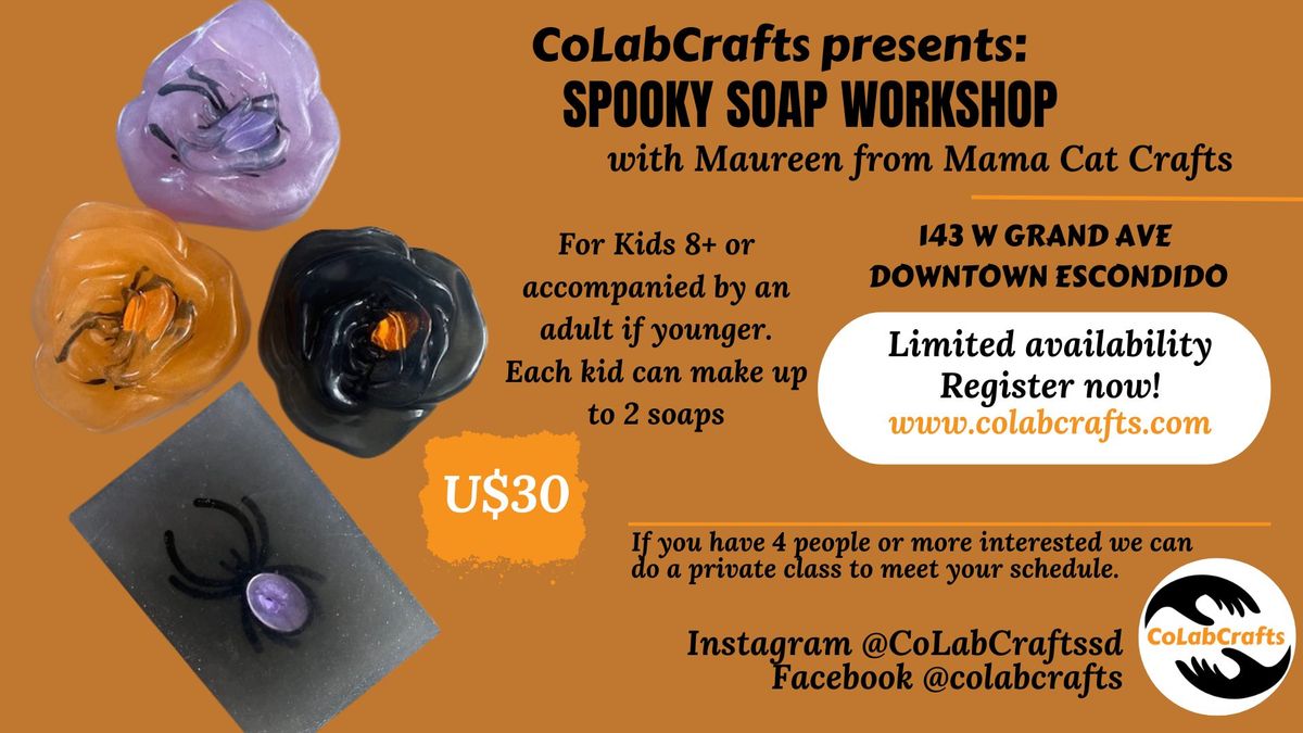 Spooky Soap Workshop for Halloween