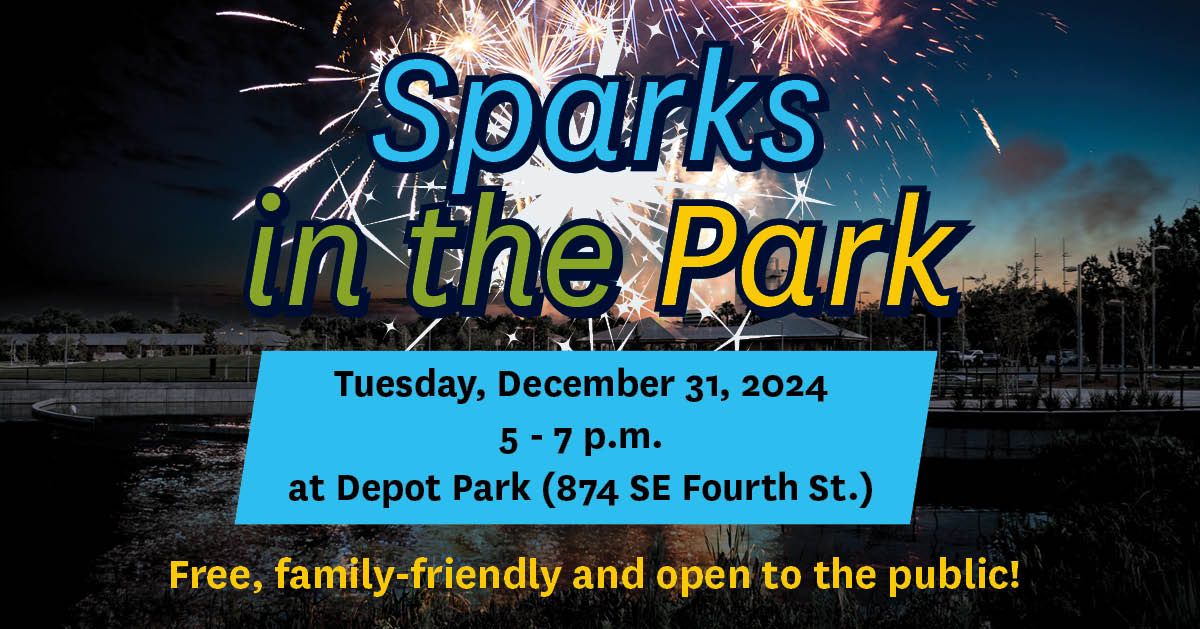 Sparks in the Park at Depot Park 2024