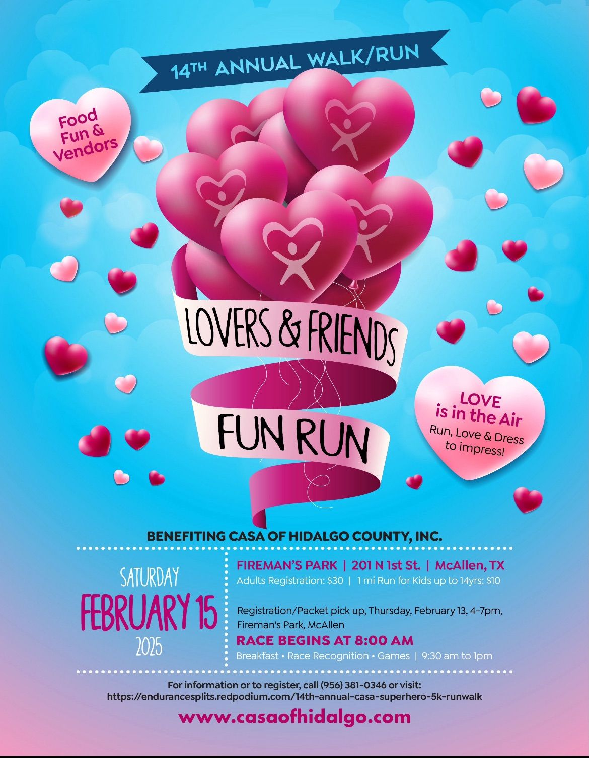 14th Annual CASA Lovers and Friends Fun Run 