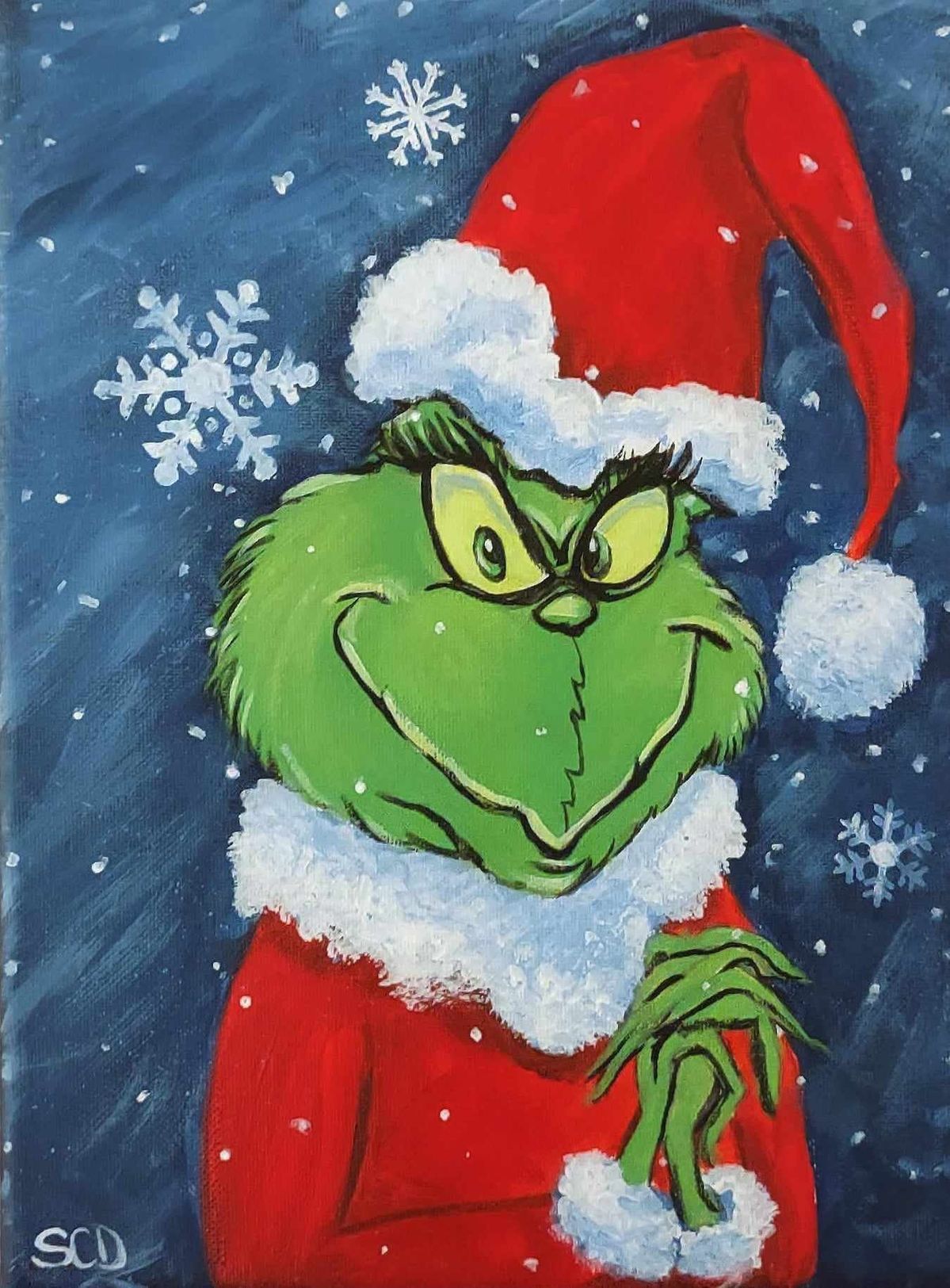 The Grinch Painting