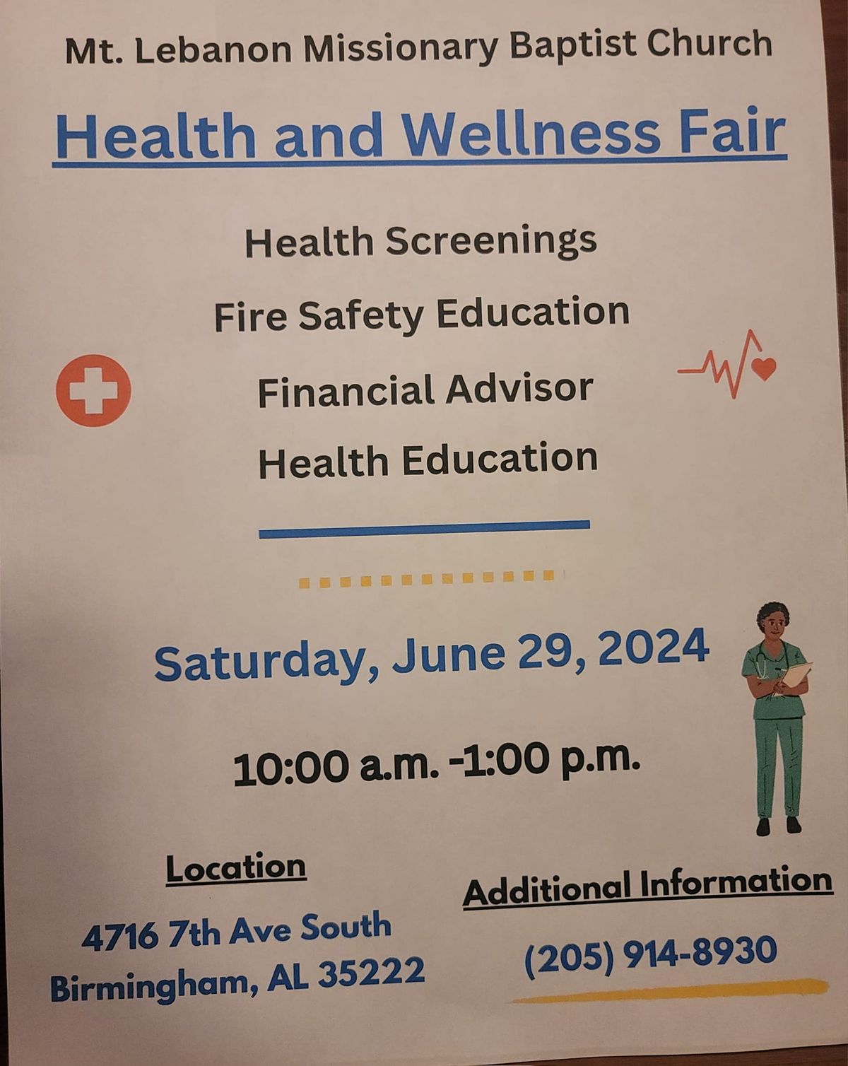 Health and Wellness Fair