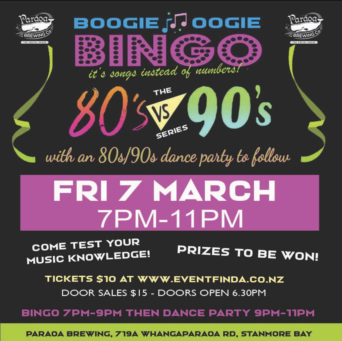 Boogie Oogie Bingo