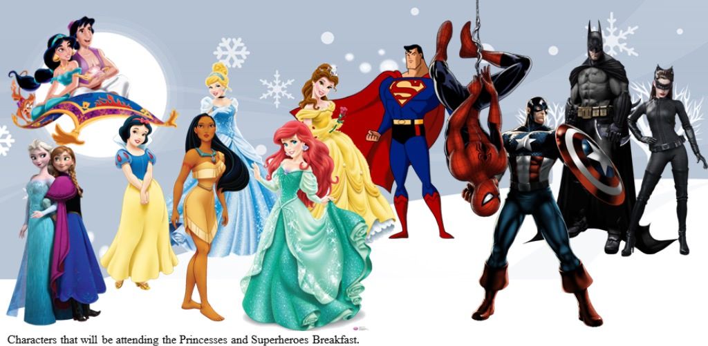 Superheroes VS Princesses Afternoon Tea 