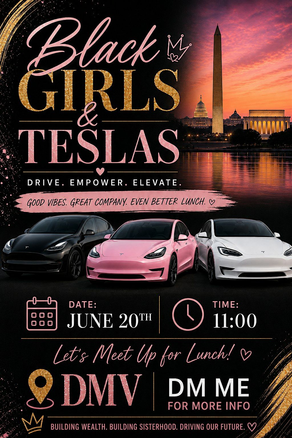 Black Girls with Tesla's Brunch