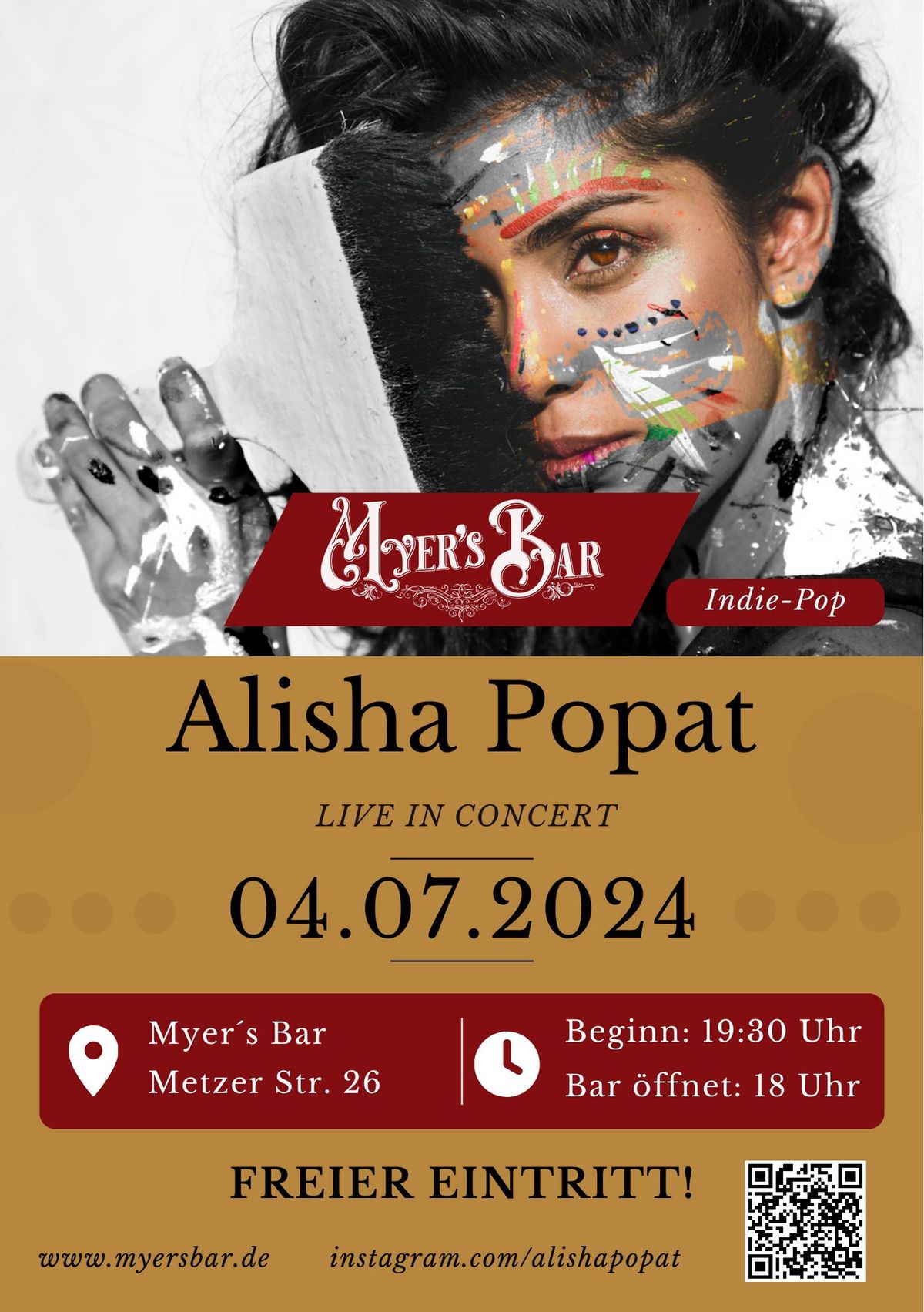 Alisha Popat live @ Myer's Bar Berlin