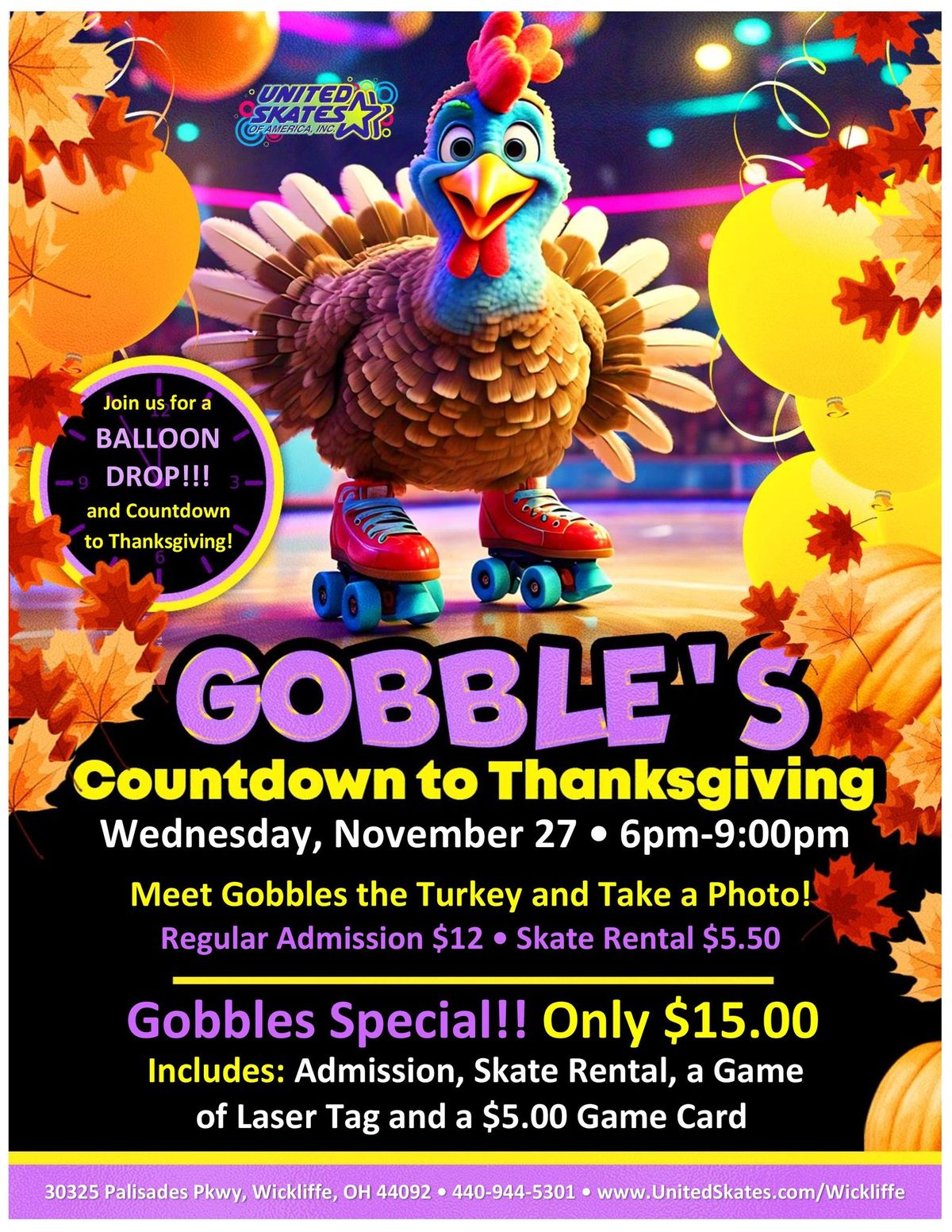 Gobble's Countdown to Thanksgiving