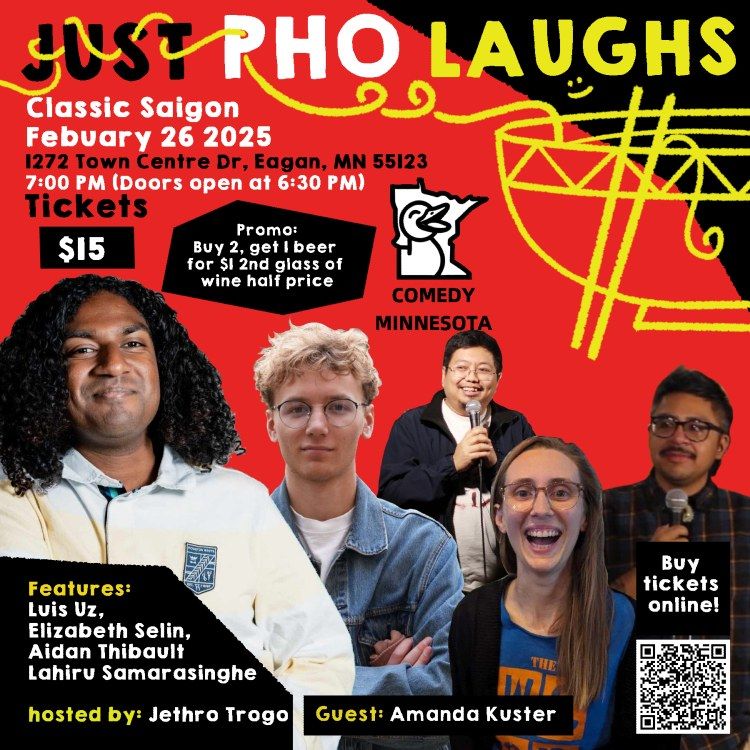 Just Pho Laughs - A Standup Comedy Showcase In Eagan