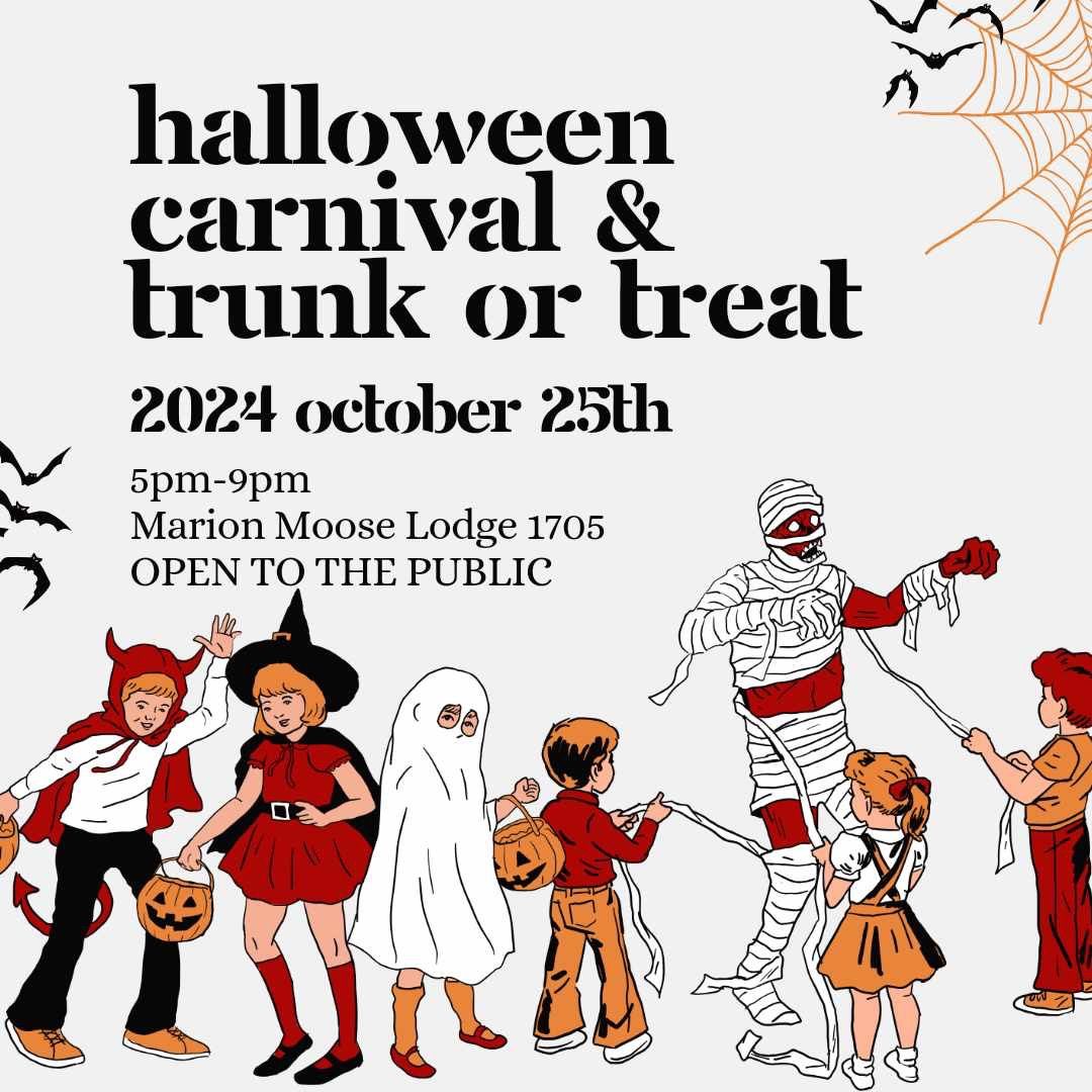 Halloween Carnival and Trunk or Treat Open to the Public