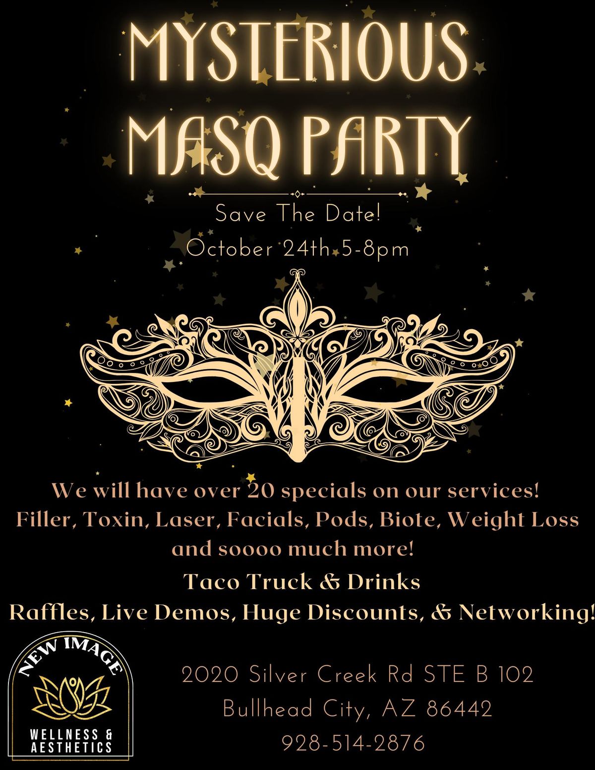 New Image Wellness & Aesthetics Mysterious MASQ Party