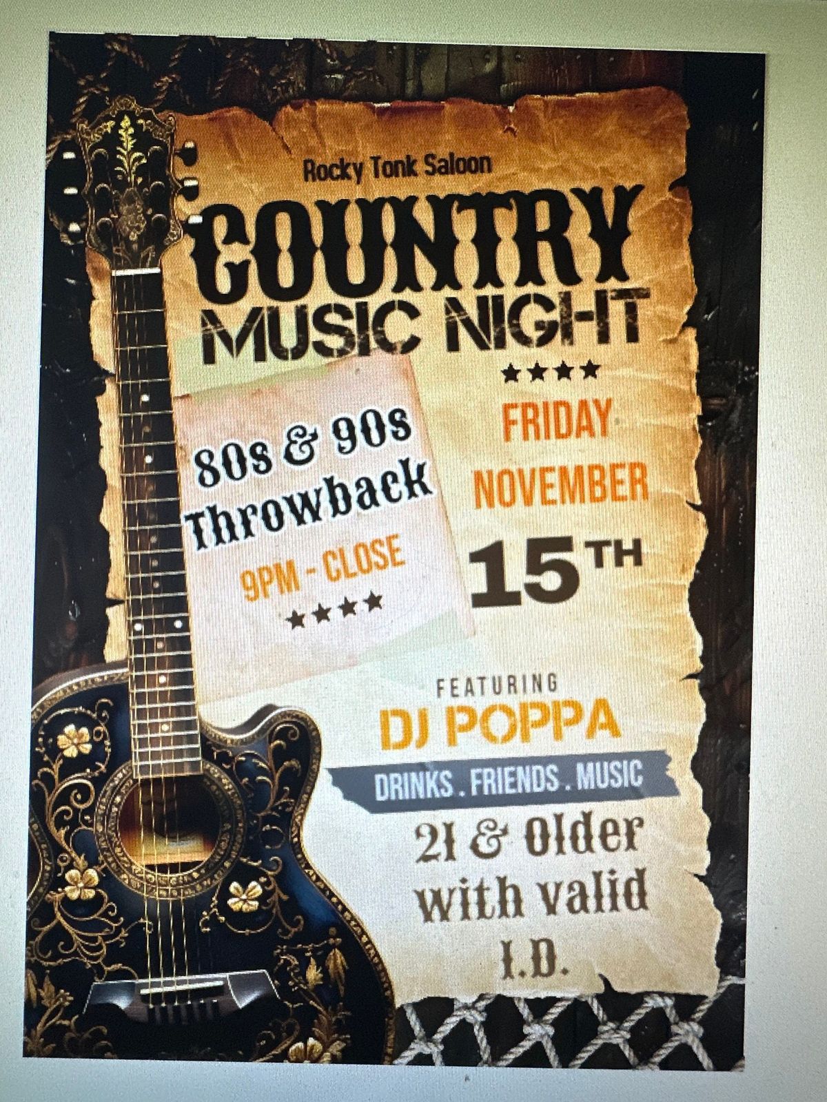 80\u2019s & 90\u2019s Country Throwback