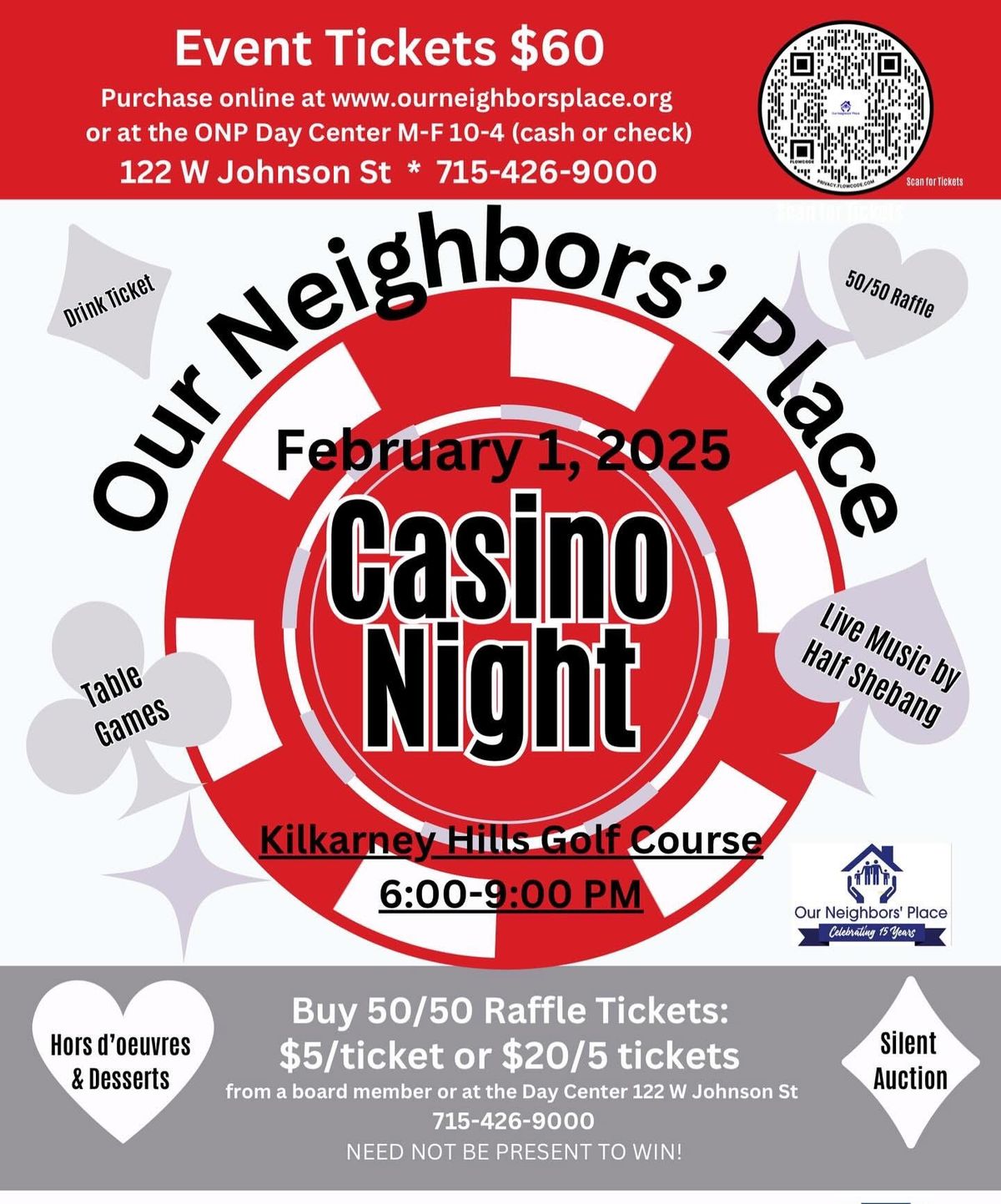 Our Neighbors' Place Casino Night 2025