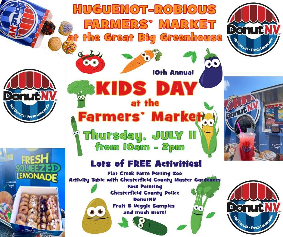 Kids Day at The Farmers Market at Great Big Greenhouse