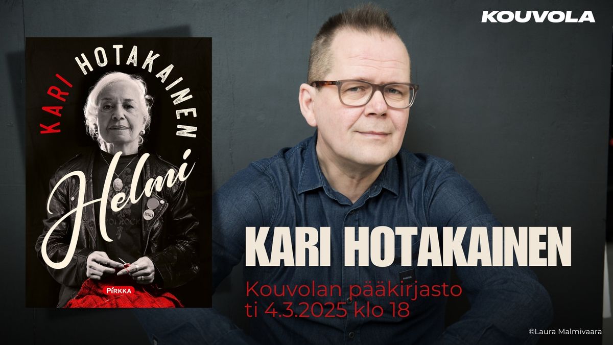 Kirjailijavieraana Kari Hotakainen