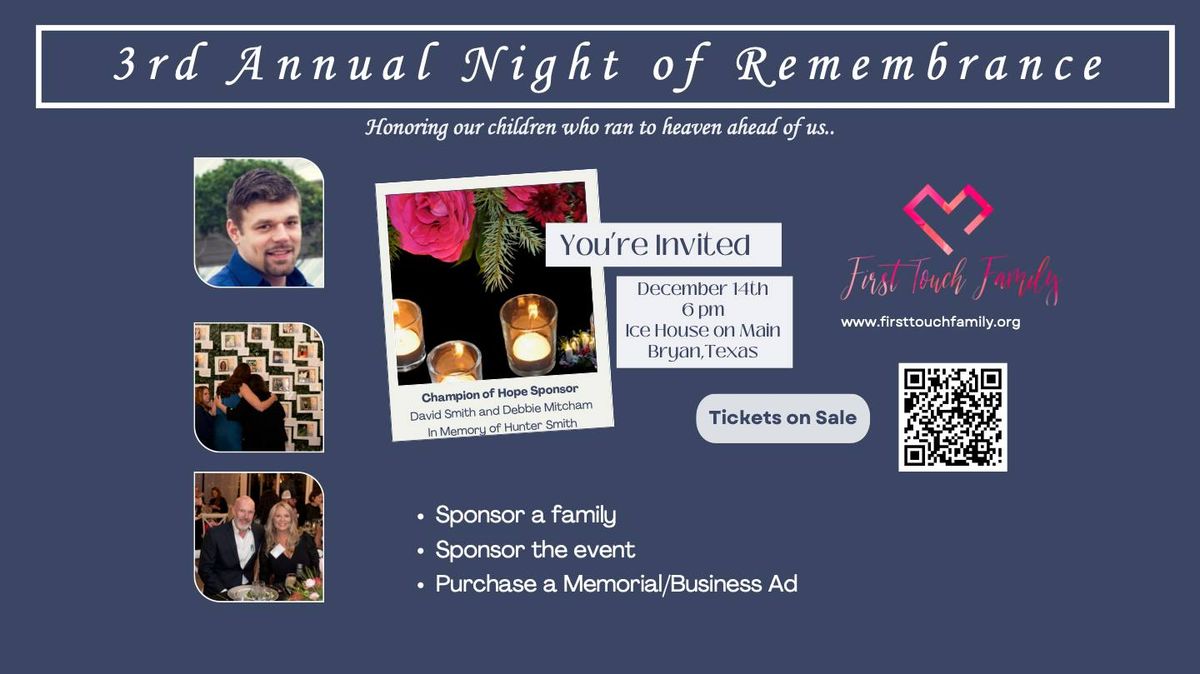 3rd Annual Night of Remembrance - Child Loss