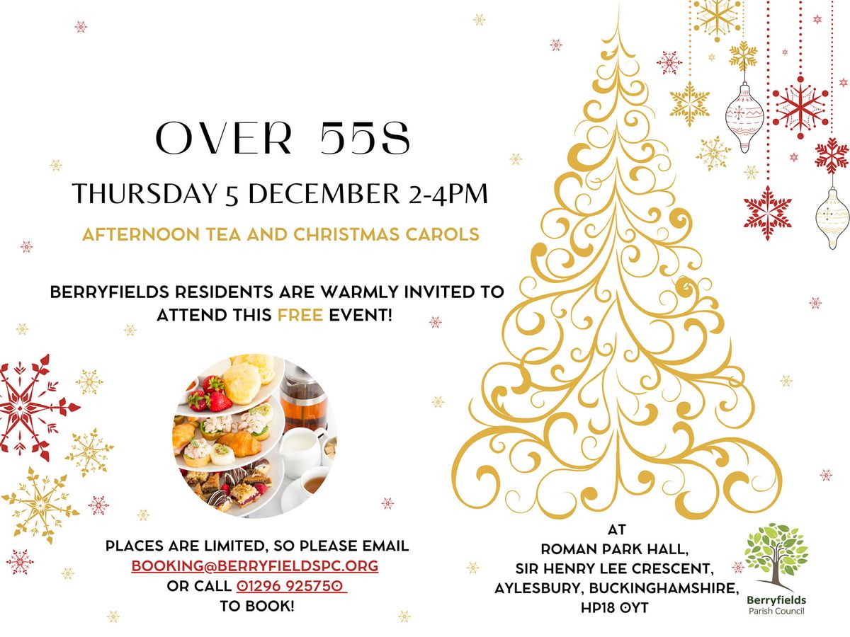 Over 55s Christmas Afternoon Tea