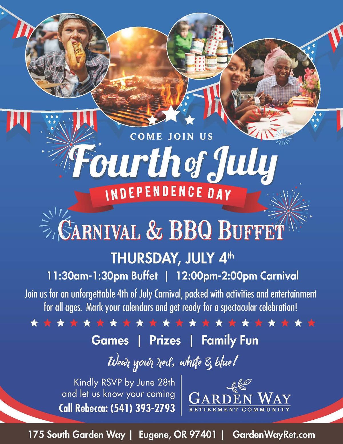 Garden Way 4th of July BBQ Buffet and Carnival 