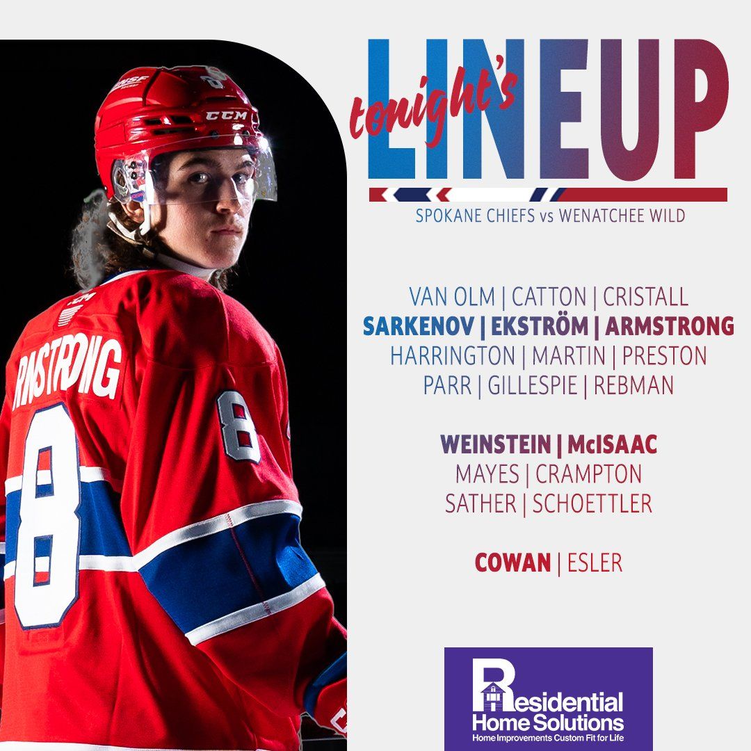 Spokane Chiefs vs. Wenatchee Wild