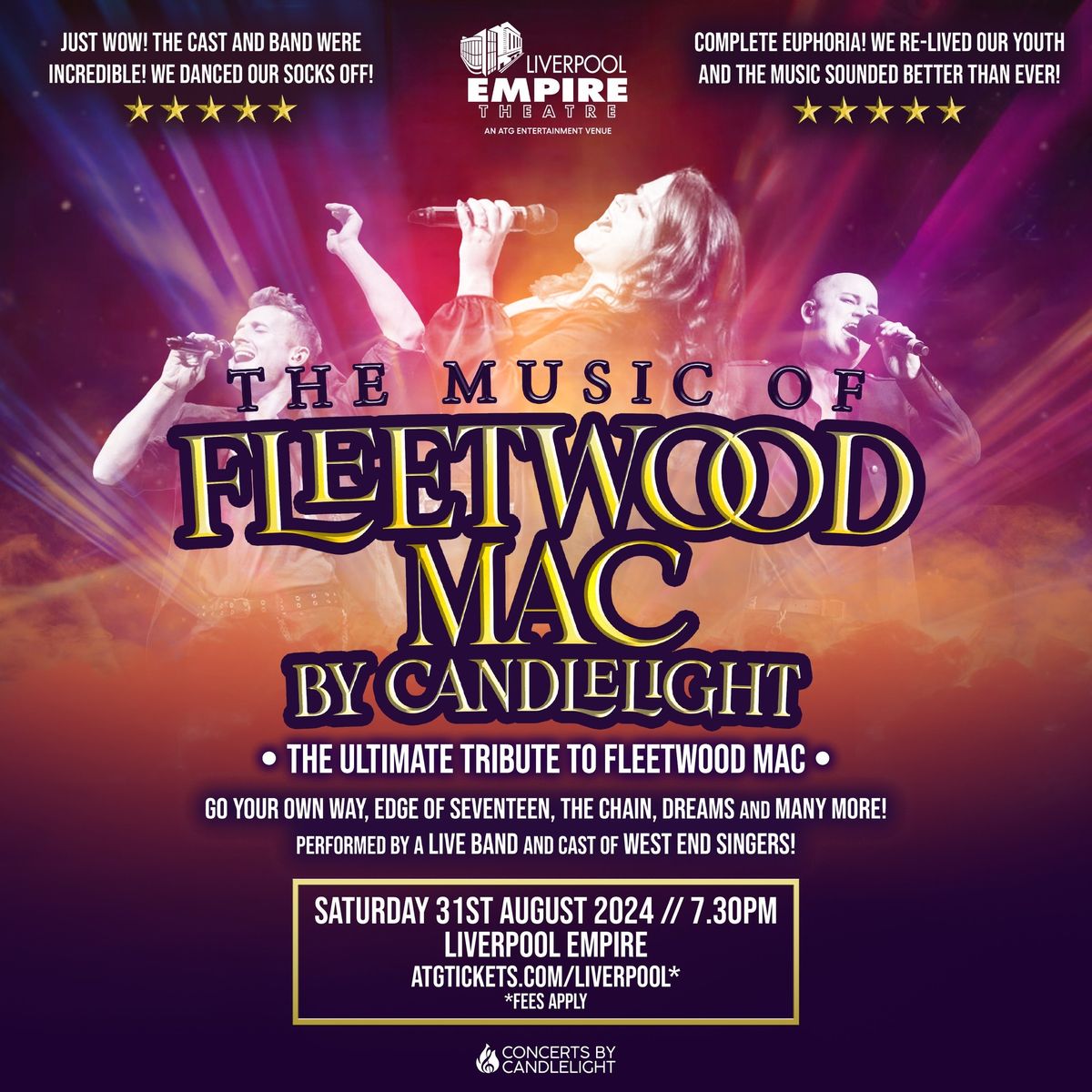 The Music Of Fleetwood Mac By Candlelight At Liverpool Empire
