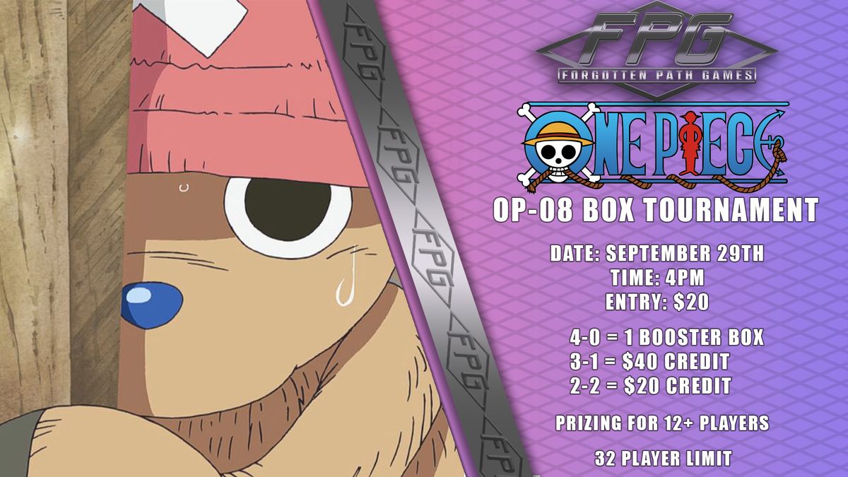 One Piece TCG OP08 Box Tournament