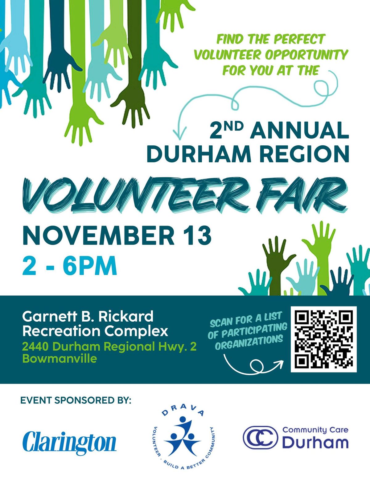 2nd Annual Durham Region Volunteer Fair