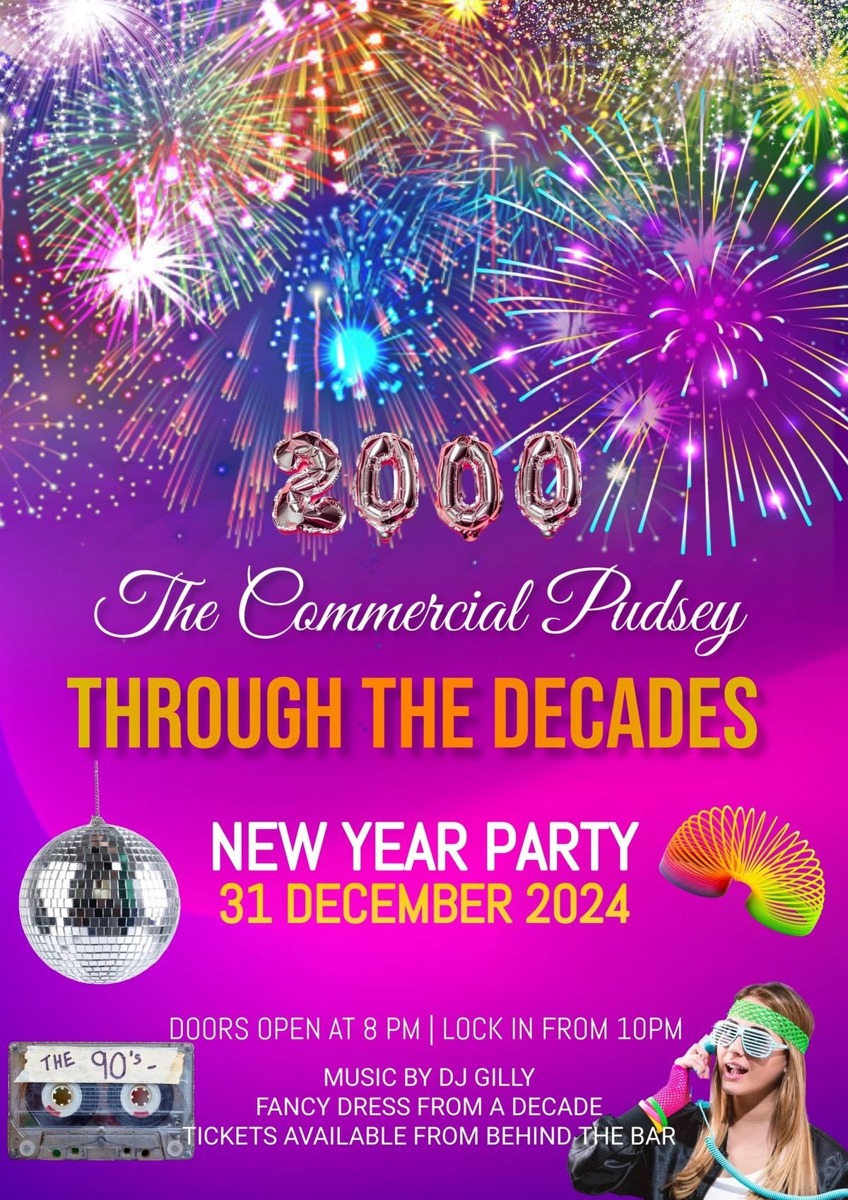 New Years Eve Party | Through The Decades 