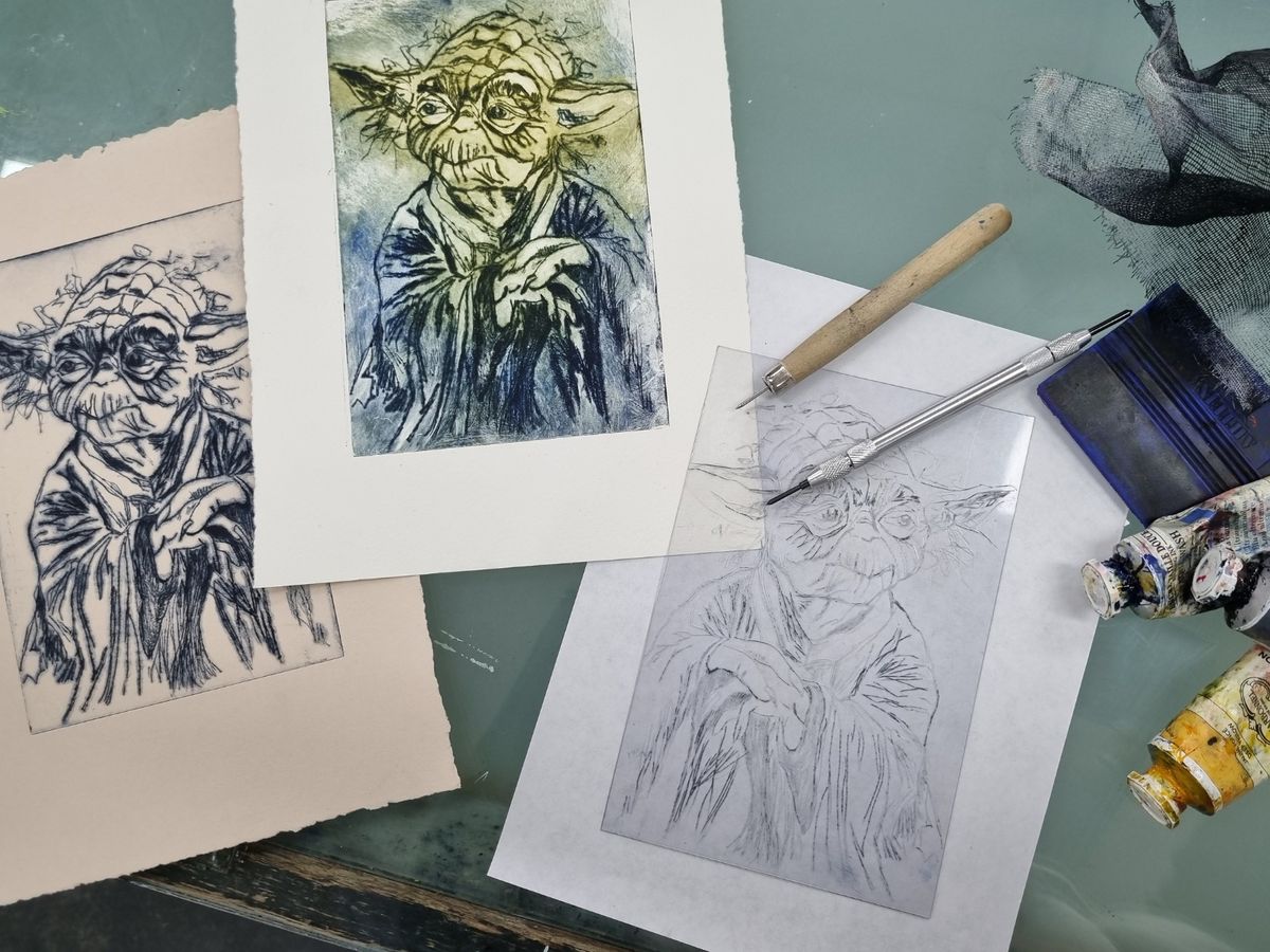 Non-Toxic Etching - Drypoint | Adults Term 2 (9 sessions)