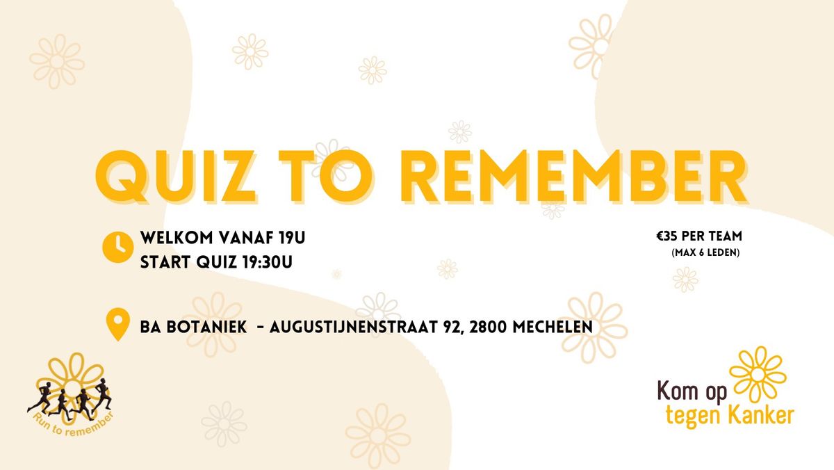 Quiz to remember 2025