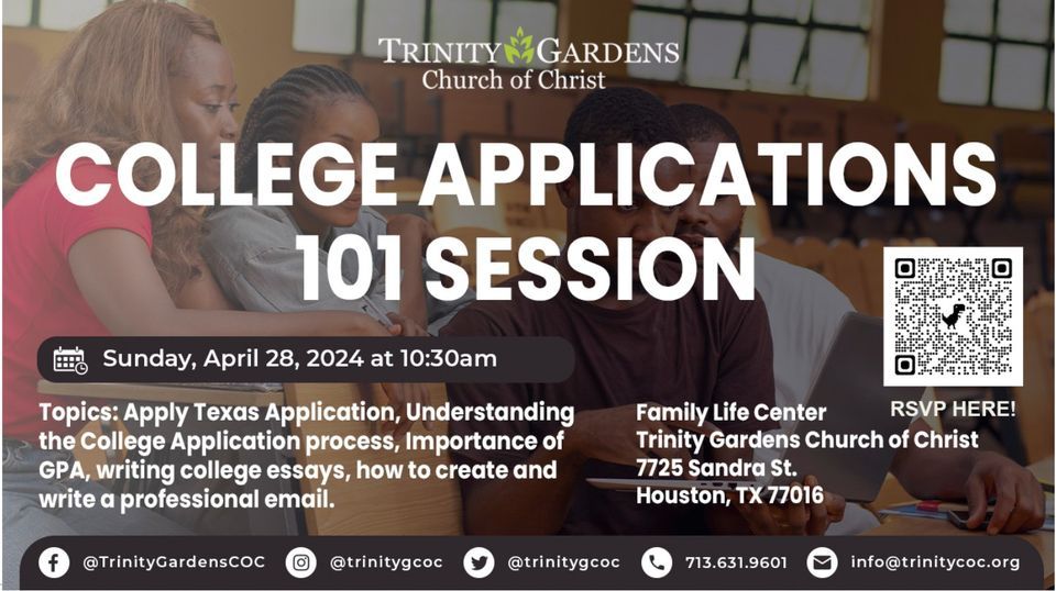 College Applicatons 101: A Workshop