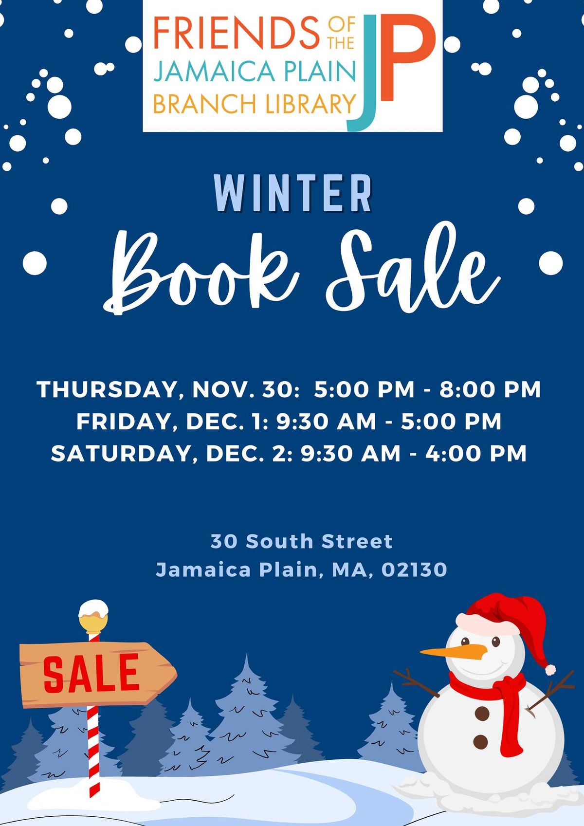 Friends Winter Book Sale