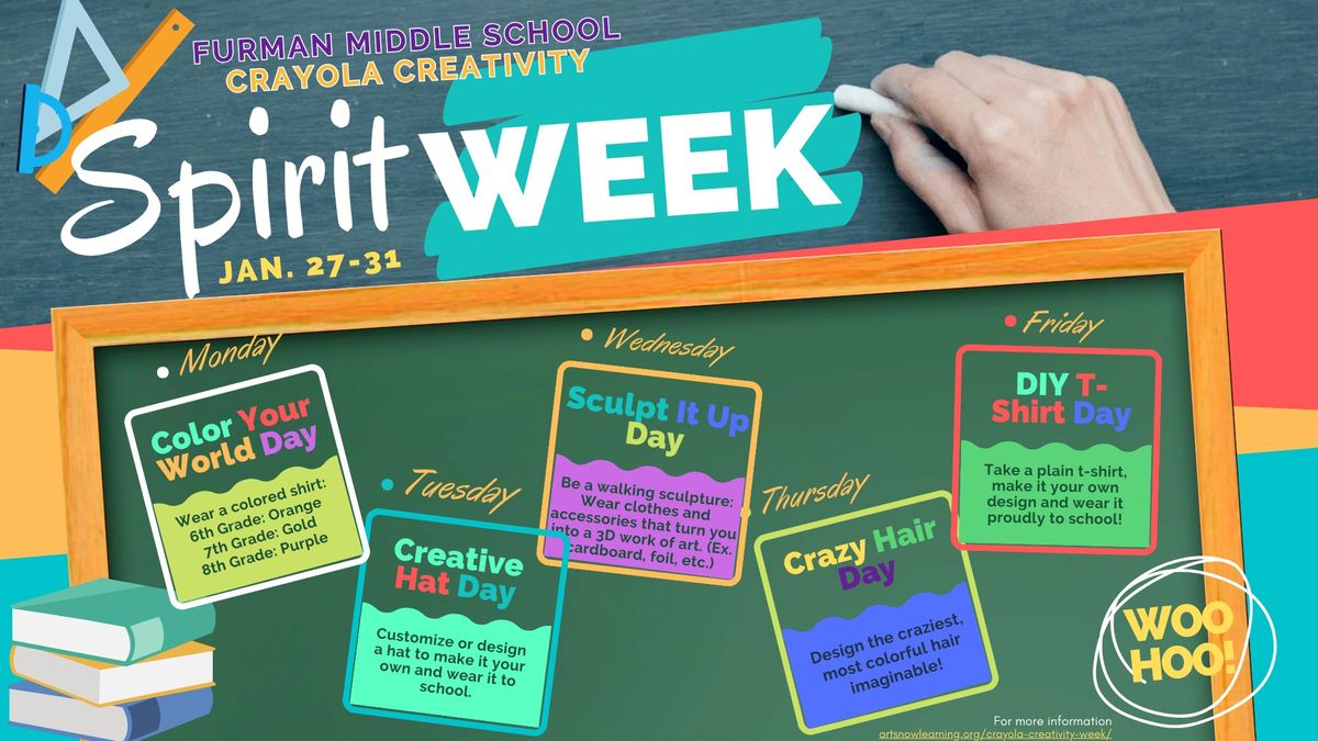 Furman Middle School Crayola Creativity Spirit Week