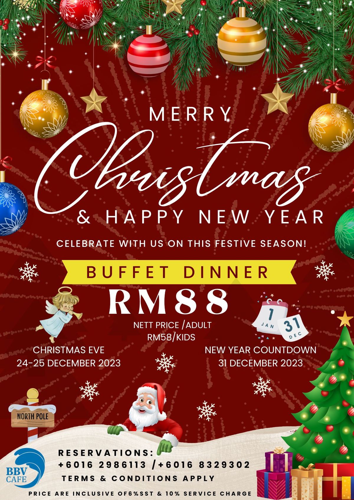 CHRISMAS & HAPPY NEW YEAR EVENT CELEBRATION!