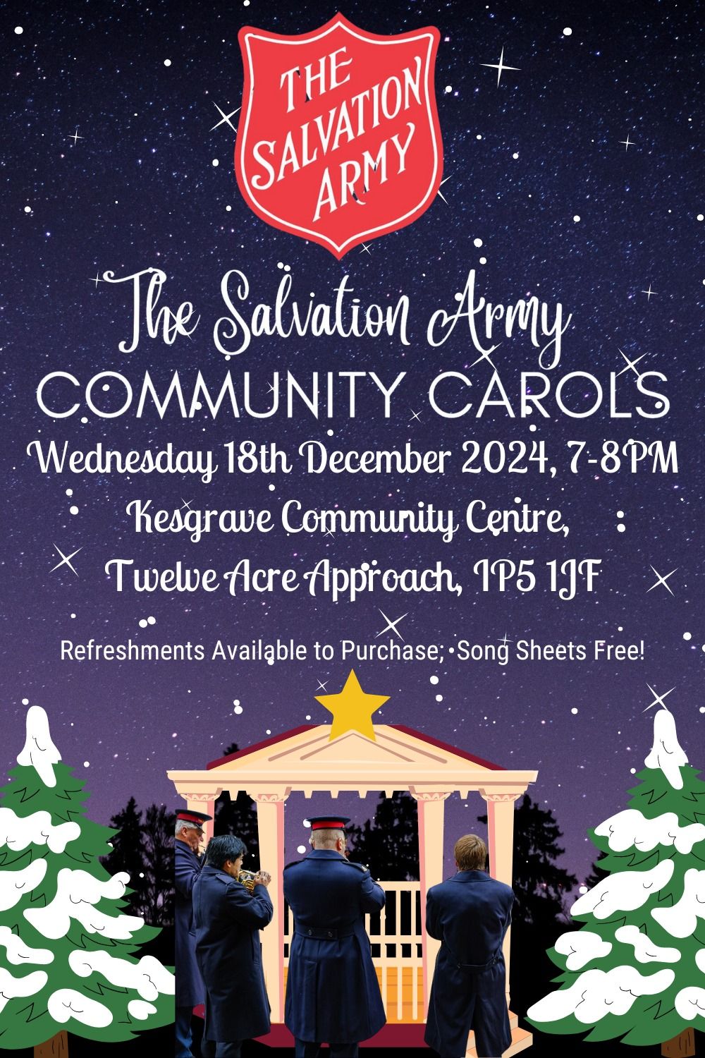 Community Carols with The Salvation Army 2024