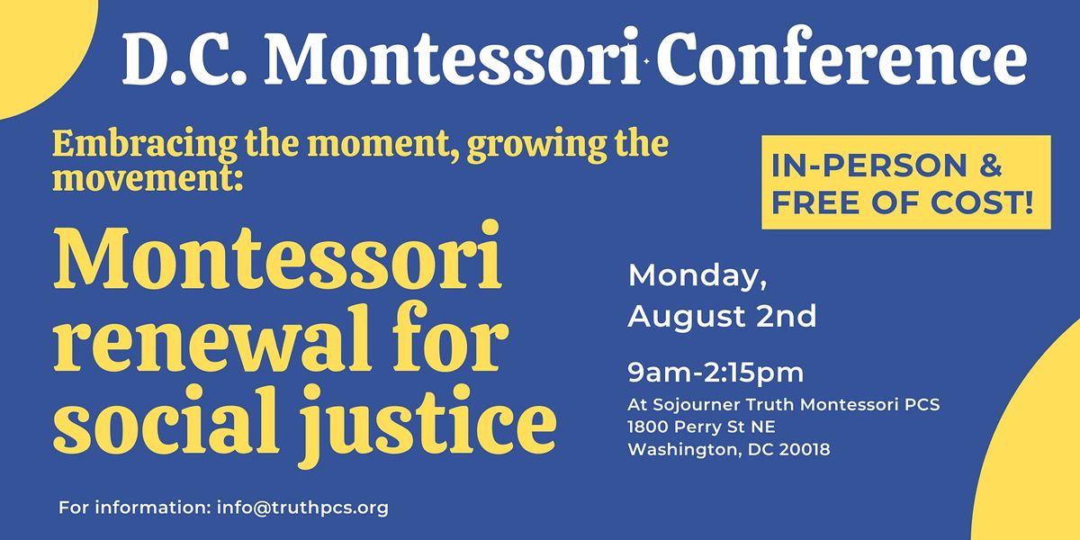 D.C. Montessori Conference