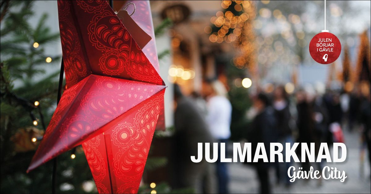 Julmarknad i G\u00e4vle City! \ud83c\udf84\ud83c\udf1f