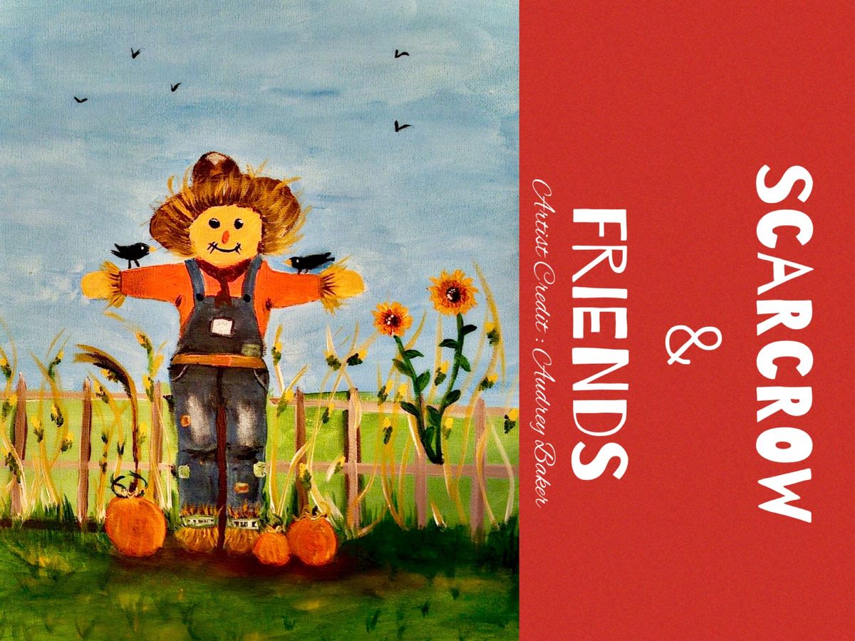 Scarecrow & Friends Acrylic Painting: Kid's Art Discovery Program