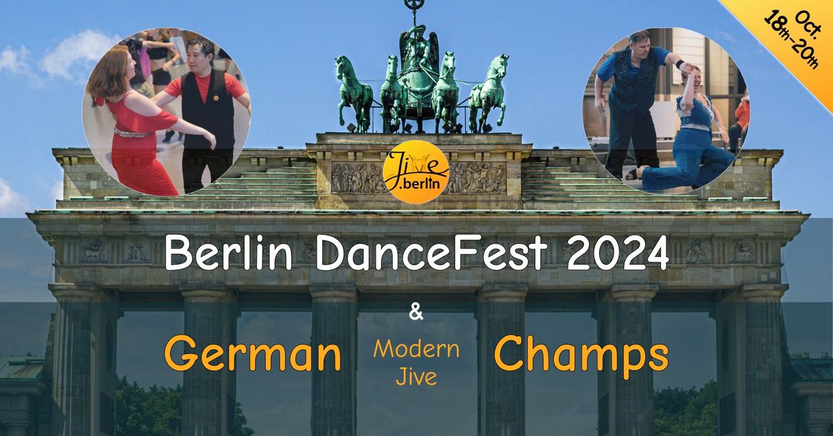 Berlin DanceFest - German Modern Jive Champs & Dance Weekender