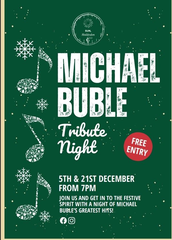 MICHAEL BUBLE TRIBUTE NIGHT! 