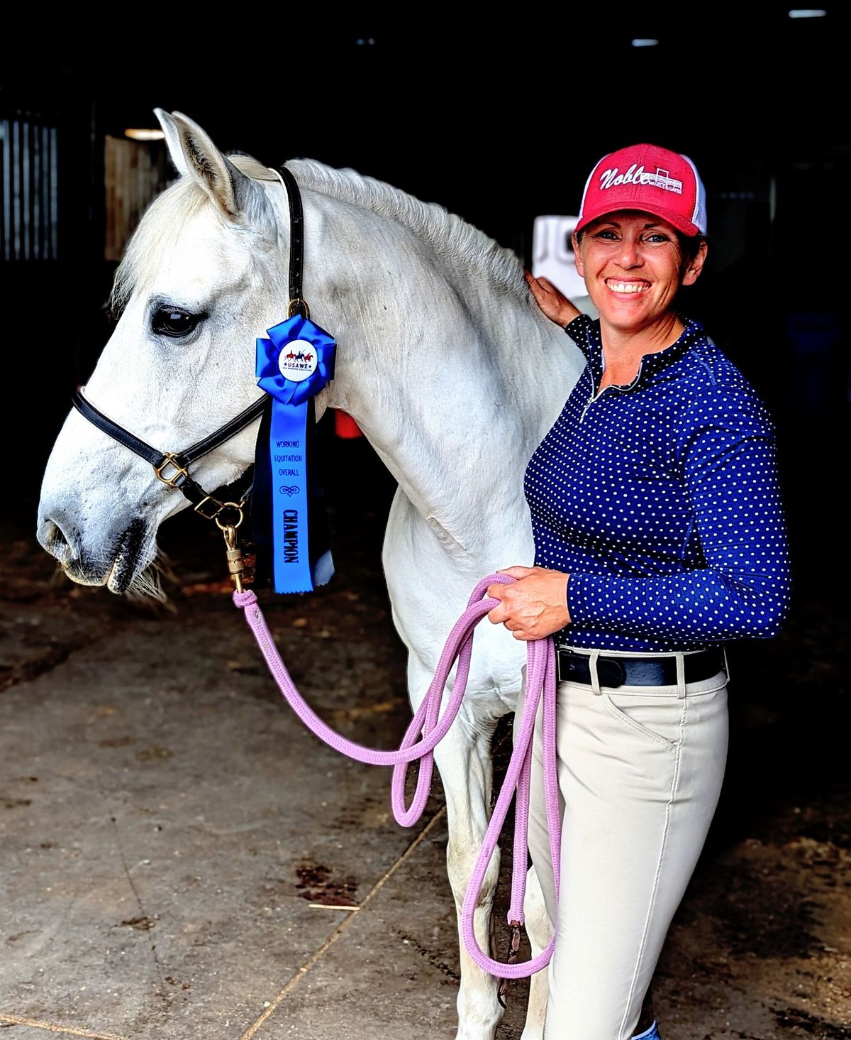 Angela Rothe Intro to Working Equitation 2~ Obstacles clinic