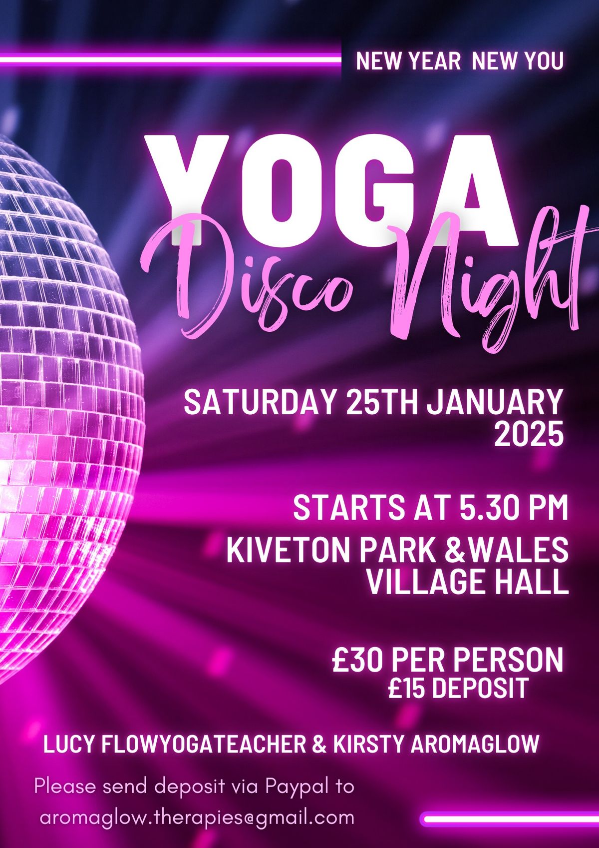 New Year, New You - Yoga Disco