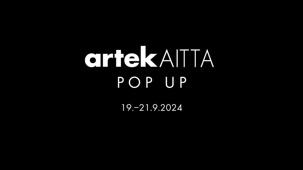 Artek Aitta pop up Turussa 19.\u201321.9.2024