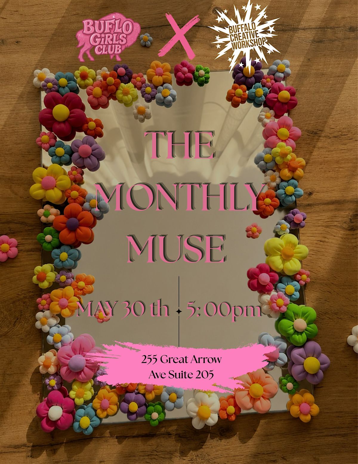 The Monthly Muse (Foam clay mirror work shop)