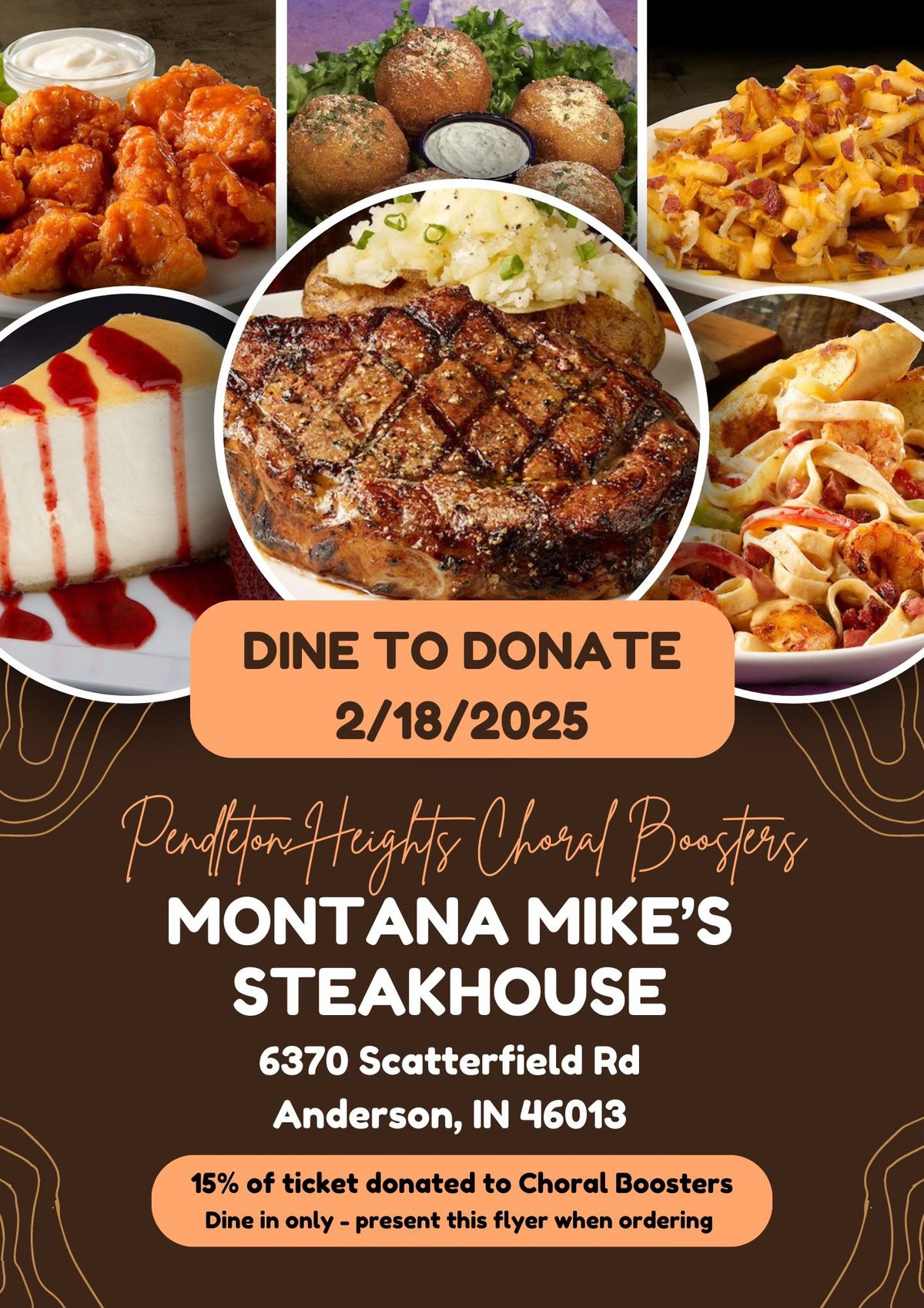  Montana Mike's Steakhouse Dine to Donate