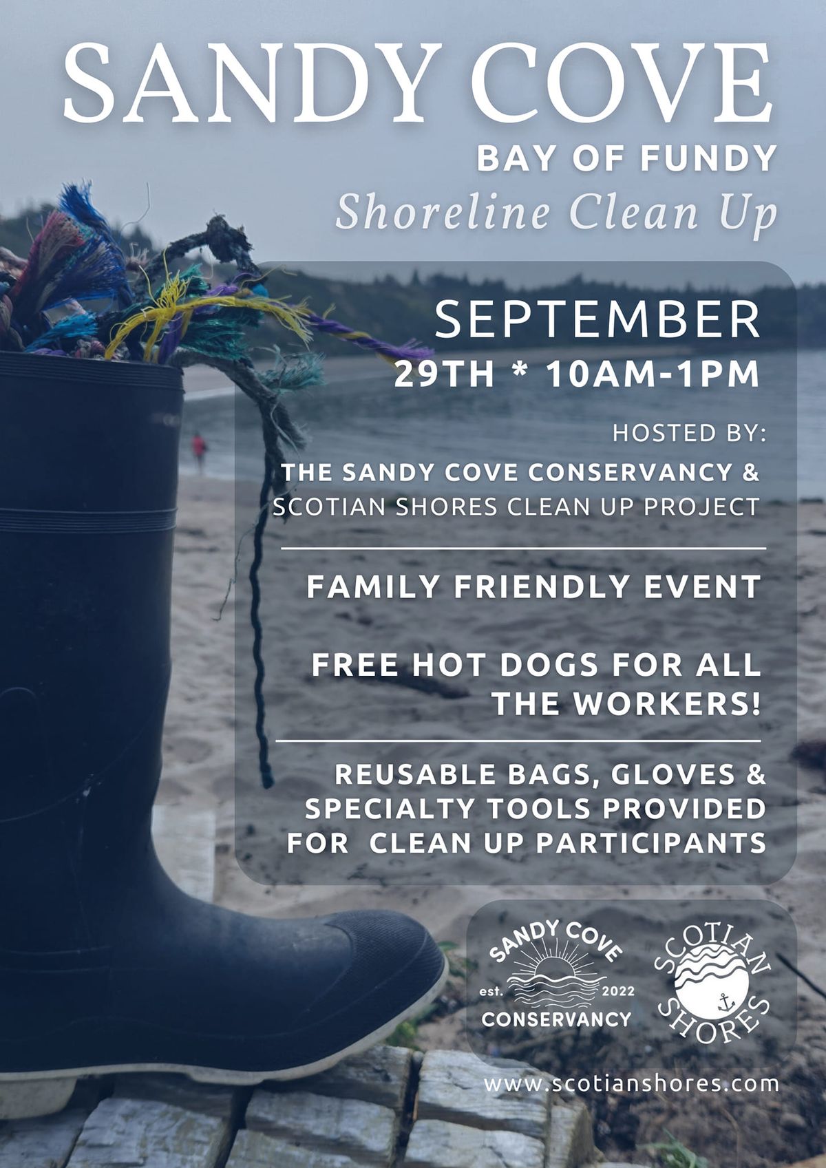 Sandy Cove Bay of Fundy Clean Up